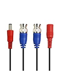 Tyumen 1pcs 100 ft BNC + DC Vídeo de alta definición + Cable de alimentación especial para AHD SDI TVI CVI cámaras Extension Cable, All-in-One Cable de conexión para cámara HD Analog 720P 1080P, Upgrade Versión