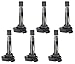 Pack of 6 Ignition Coils for Honda Accord Odyssey Acura MDX TL RL Vue 3.0L 3.2L 3.5L V6 30520P8EA01 30520P8FA01 30520RCAA02 90919-02247 UF242 C1221 primary