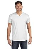 Hanes 4.5 oz. 100% Ringspun Cotton Nano-T V-Neck T-Shirt