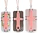 TOOVREN Silicone Case Phone Holder Adjustable Cover with Detachable Lanyard Strap Pink