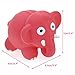 Chiwava 4PCS 3.1'' Squeak Latex Puppy Toy Lovely Elephant Cow Sets Pet Interactive Play for Small Dogs Assorted Color