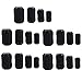 Ogrmar 20PCS EMI RFI Noise Filter Clip/Noise Suppressor Cable Clip for 5mm/ 7mm/ 9mm/ 13mm Inner Diameter USB/Audio/Video Cable Power Cord (Black)
