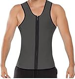 Herosky Neoprene Slimming Vest Sweat Sauna Suits Gym Mens Weight Loss Shapewear(FBA)