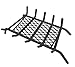 Landmann HOMEBASIX 9718S5 Fireplace Grate with Ember Retainer, 18-Inch