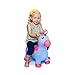Kiddie Play Horse Hopper Unicorn Inflatable Ride On Bouncy Animal Hoppity Hop Toy for Kids (Pump Included)