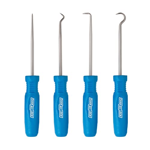 Channellock HP4A 4 Piece Precision Hook and Pick Set, Useful as