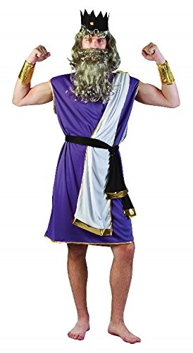 Purple Men's King Neptune Costume