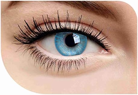 Premium Cosplay Multi Colored Eye Enhancers Charm Attractive Fashion Makeup Eye Shadow - Blue 1 Tone