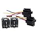 Gebildet 2pcs JD1914 Car Relay Harness 12V 40A 4 Pin SPDT 12AWG Harness Sockets with Built-in Diode for Automotive Truck Van Motorcycle Boat