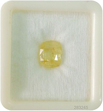 NL Gems 7.25 Ratti Unheated Untreated Ceylon Quality Yellow Sapphire Pukhraj Stone Natural Gemstone Yellow Sapphire