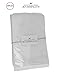 100 Pack White Kraft Paper Bags, 6