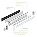 OxyLED Tape Closet Lights, Touch Light, 10 LED Dimmable Night Light, Stick-on Push Light, Cordless Touch Sensor LED Night Light, Wardrobe Lights, Safe Light with Magnetic Strip, Battery Operated