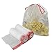 Pekky 13 Gallon Clear Drawstring Trash Bags (120 Counts/2 Rolls)F
