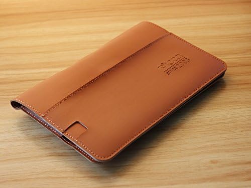 loca Sleeve Case Bag, 2-in-1 Synthetic Leather Wallet Handbag for 5-6" Inch Tablet Smartphone E-Reader E-Book (Brown)