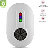 Ultrasonic Pest Repeller Triple Action Deep Repel Tech - Electronic Pest Control Plug In-Mouse Rat Repellent, Repeller for Roaches, Mosquitoes, Rats,Mice and other Rodent Pests- Indoor,Garden,