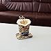 Baitaihem Pack of 2 Plush Lined Eyeglasses Holder Stand Protective Glasses Case For Desks Or Nightstands(Floral Design)