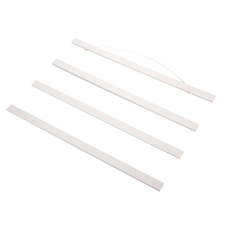 Posterleiste, Magnetische Poster Bilderrahmen Aufhänger Posterhalter für Wanddeko, Weiß(60CM)