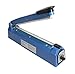 REV 12 Inch Impulse Heating Bag Sealer Machine with Extra Metal Elements and Teflon Strips (12 Inch Blue Sealer)