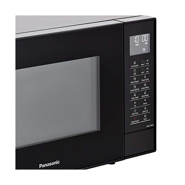 Panasonic-PA0056-NN-CT56JBBPQ-Slimline-Combination-Microwave-Oven-Black-1810-Steel Panasonic PA0056 NN-CT56JBBPQ Slimline Combination Microwave Oven, Black, 18/10 Steel, 1300 W, 27 liters