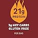 Quest Nutrition Bbq protein Chips, Low Carb, Gluten Free, Potato Free, Baked, Pack of 8