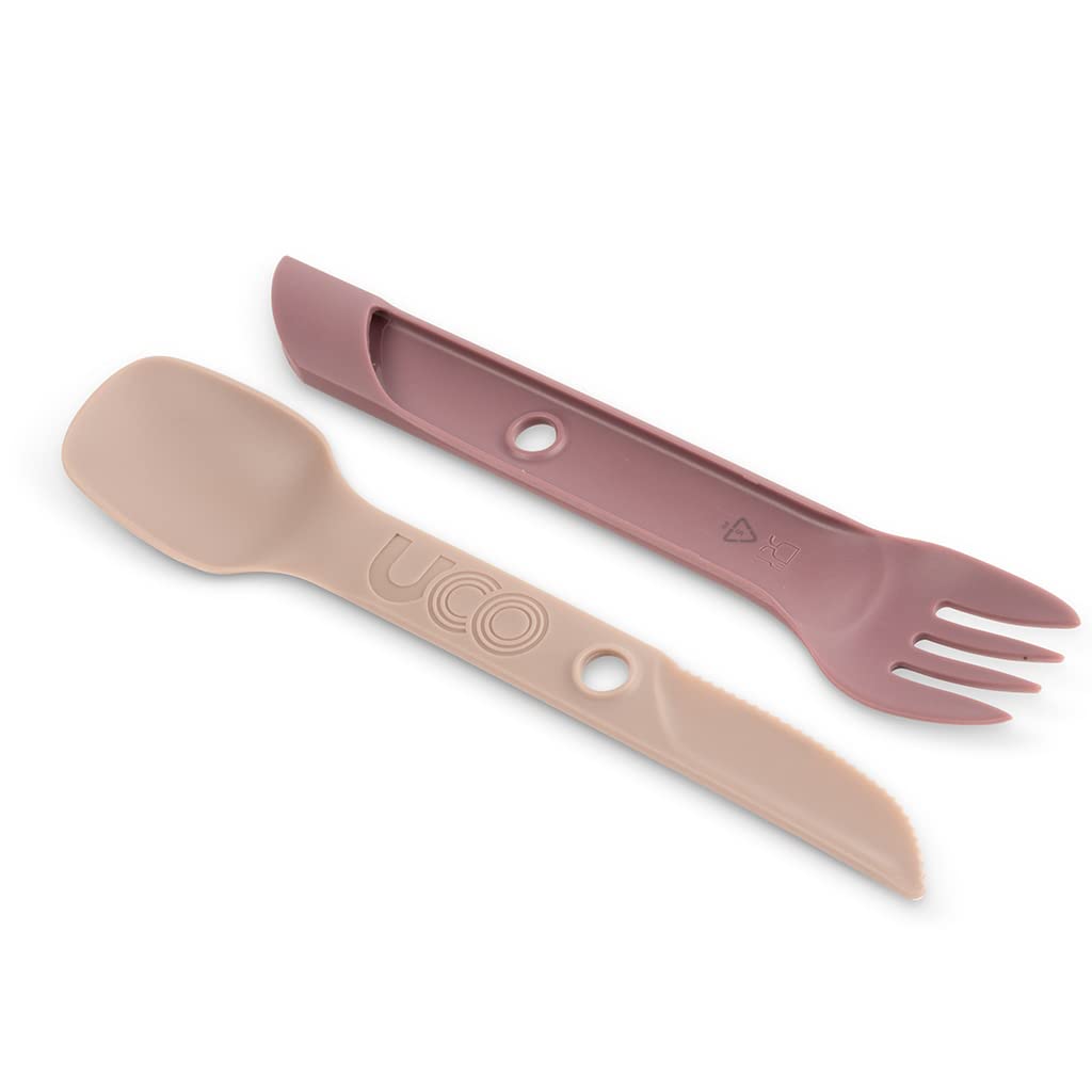 UCO Recycled ECO Switch Spork 2-Piece Integrated Camping Utensil Set, Plum Purple — image 1