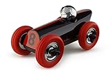 Playforever Buck Midi Black/Red with Chrome Helmet