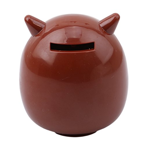 HS Coffee Cute Owl Mobile Phone Stand Holder Bracket Kids Piggy Bank Coin Cans Saving Money Box Accessories