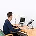 UPERGO Aluminum Laptop Stand with Swivel Base(AP-2S), Silver