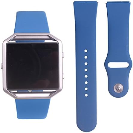 ToLuLu Colors For Fitbit Blaze Colorful L/S Large Small Silicone Replacement Bracelet Strap Wristband Band + Clasp Fit Men Women's Stylsh