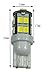 Cutequeen Trading 10pcs LED Car Lights Bulb White T10 2835 20-smd 400 Lumens 194 168 (Pack of 10)