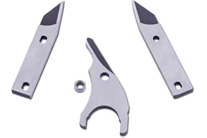KTEM 18 Gauge Shear Blade Kit Replacement for Kett #102, Dewalt DW890, DW891 91970-00(C), 91969-00(L), 91967-00(R), Milwaukee Shear Blades