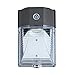 TimeLED 26W 3000LM LED Wall Pack Light, 120-277Vac 5000K Daylight, Photocell Dusk to Dawn Wall Pack, 150-250W MH/HPS Replacement, Outdoor Security Lighting Fixtures, Clear Lens (Bronze)