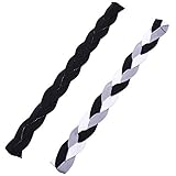 Cosmos® Braided Sports Headband with Non Slip Grip for Yoga, Running, Soccer, Basketball, Tennis, Volleyball, Working Out