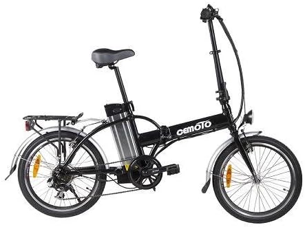 CEMoto E-08-B Folding Electric Bike44; Black