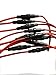 KOLACEN Automotive Car Inline Screw Type 5x20mm AGC Fuse Holder 16 Awg Wire 10 Pieces + Quick Fast-Blow Glass Tube Fuse 5 x 20 mm Assorted Kit (Pack of 100)