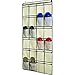 Large Size Over the Door Shoe Organizer, 24 Large Pockets Hanging Shoe Organizer with 4 Steel Hooks (22