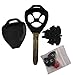 WBOY Uncut Blade Remote Key Fob Shell Case Compatible With 2007-2011 Toyota Camry Remote Key Shell 4 Button No Chips