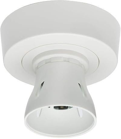 Knightsbridge SN8230T2 HO BC Batten Holder White 3-Plate Ceiling Rose