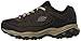 Skechers Sport Men's Afterburn Memory Foam Lace-Up Sneaker, Brown/Taupe, 15 4E US