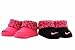 Nike Infant Baby Girl's Swoosh Pink Polka Dot Crib Shoes Booties Sz. 0-6 Months