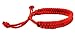 Draw String Red String Bracelet, Good for Wealth and Love, Kabbalah Red String Bracelet