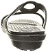 Crocs Women's Sanrah Beveled Circle Sandal, Black/Black, 9 M US