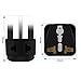 US to UK Power Plug Adapter, UROPHYLLA Type G Outlet Travel Power Adapter Plug for UK, Ireland, London, Hong Kong, Scotland, England, Dublin, Singapore - 3 Pack & Grounded 2 in 1 [Black]