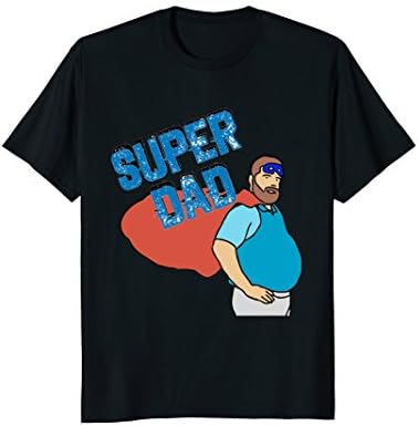 Mens Super Dad T Shirt- Dad Birthday Gifts Sales Today XL Black