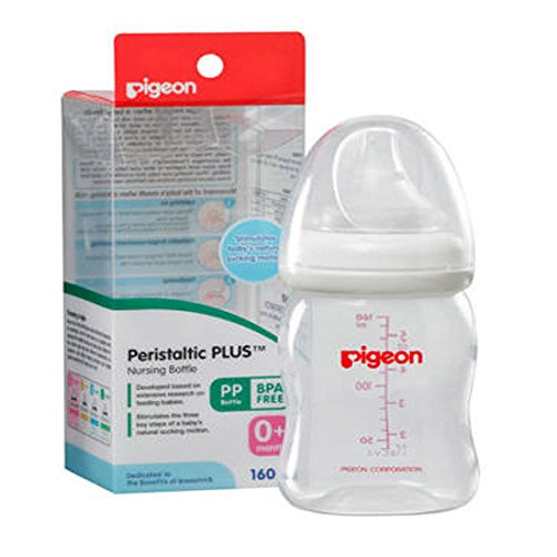 Pigeon Peristaltic Plus Bottle 160ml (PP) SS Teat