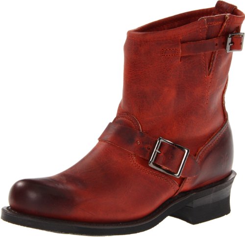 frye burnt red boots