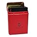 Acelion Waterproof Playing Cards, Black Plastic Playing Cards, 1 Deck of Cards, Poker Cards (Rose Cards Red Tin)