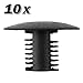 PartsSquare 10pcs Nylon Bumper Fender Liner Fastener Rivet Car Retainer Clips Push Type Clips Retainer Clamps Replacement for Jeep/Plymouth