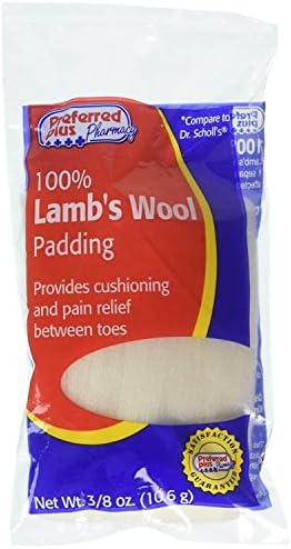 100% Lamb's Wool Padding (Pack of 3)