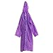 LJY 4 Pieces Reusable Raincoat Rain Ponchos with Hoods and Sleeves for Adults, Color Assorted